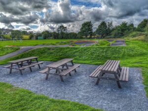 Pump Track And Picnic Benches